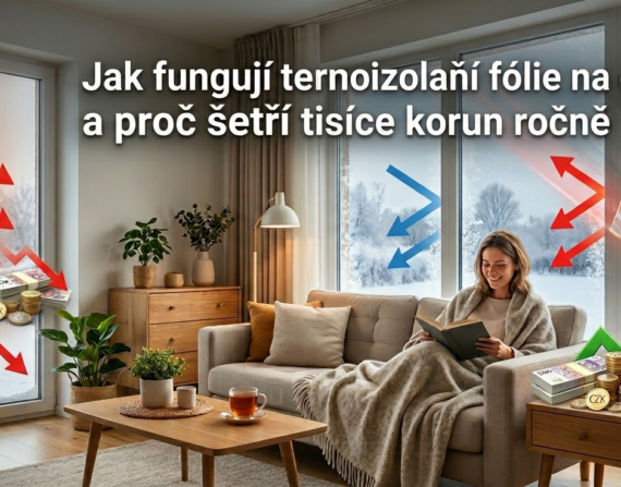Jak fungují termoizolační fólie na okna a proč šetří tisíce korun ročně