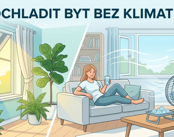 Jak ochladit byt bez klimatizace