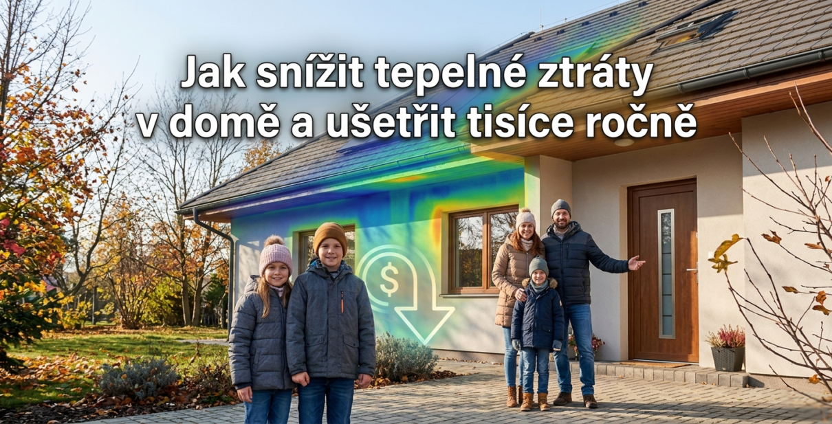Jak snížit tepelné ztráty v domě a ušetřit tisíce ročně