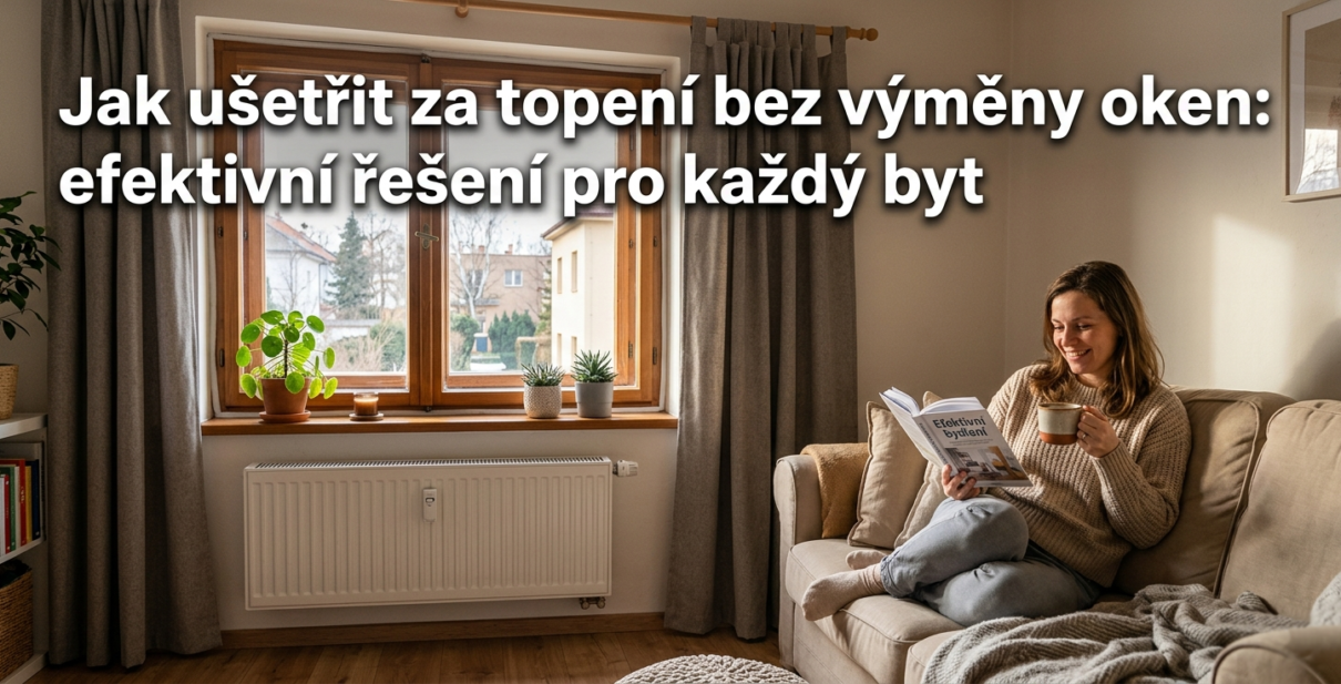 Jak ušetřit za topení bez výměny oken: efektivní řešení pro každý byt