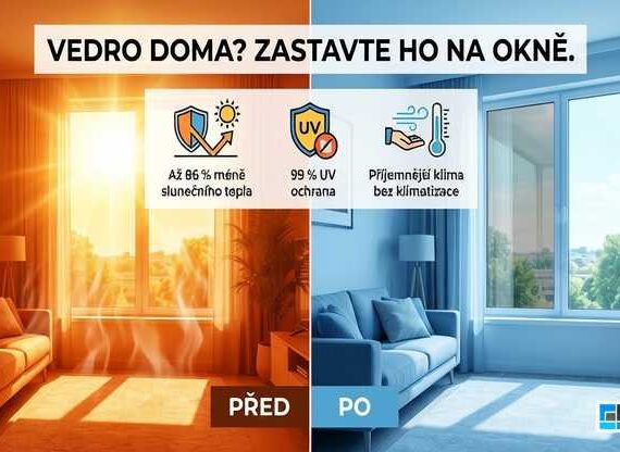 Jak snížit teplotu v bytě v létě