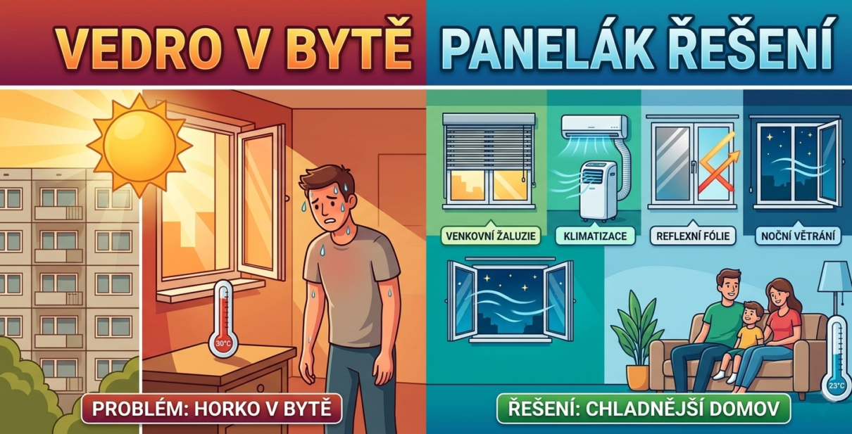 Vedro v bytě panelák řešení